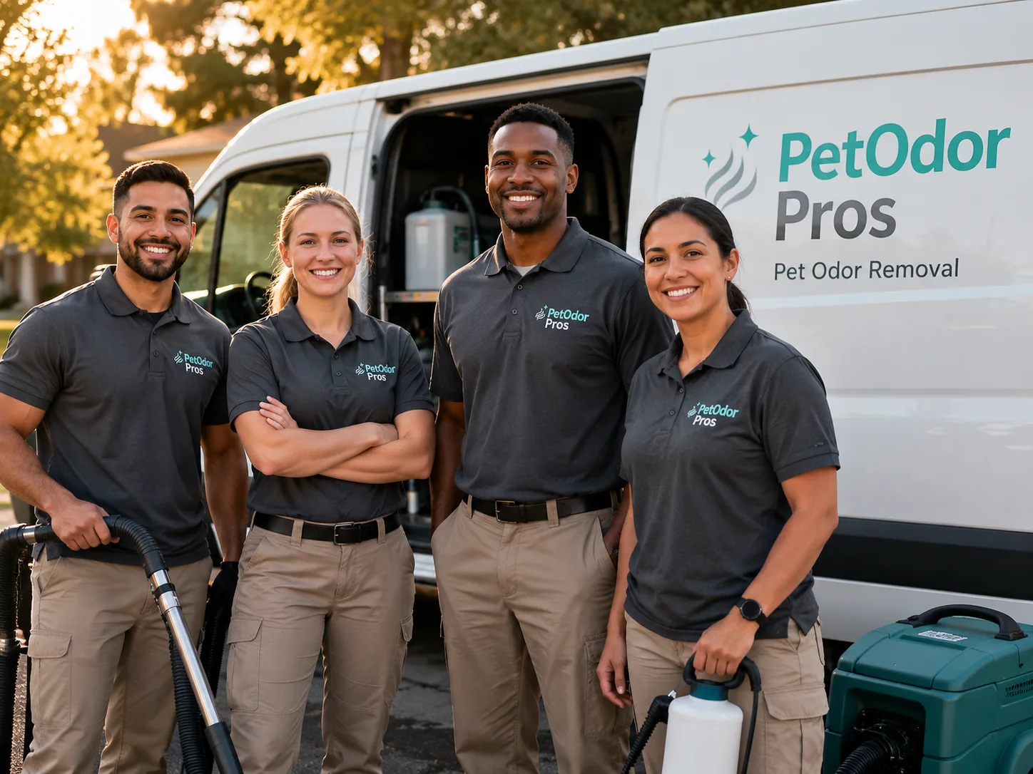 Pet Odor Removal team serving Leominster, MA